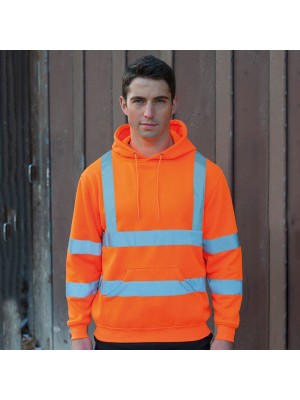 Plain High-visibility hoodie RTY 240 GSM